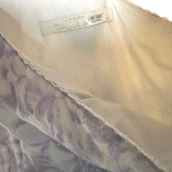 La Maison Talulah one-shoulder dress in lavender cream floral print in Medium. - Picture 9 of 9